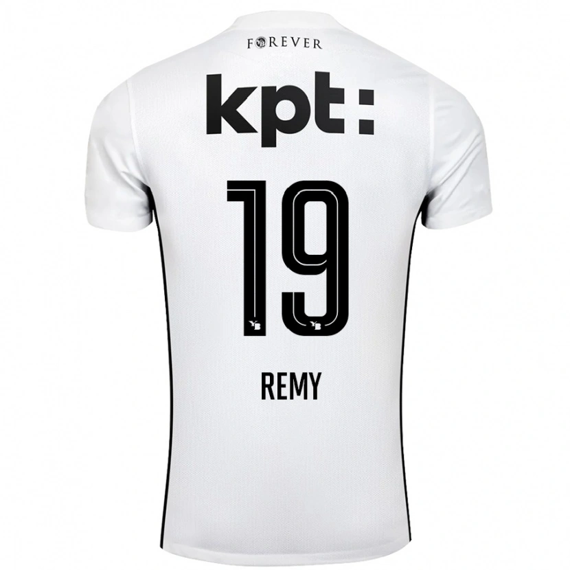 Danxen Niño Camiseta Audrey Remy #19 Blanco Negro 2ª Equipación 2024/25 La Camisa México