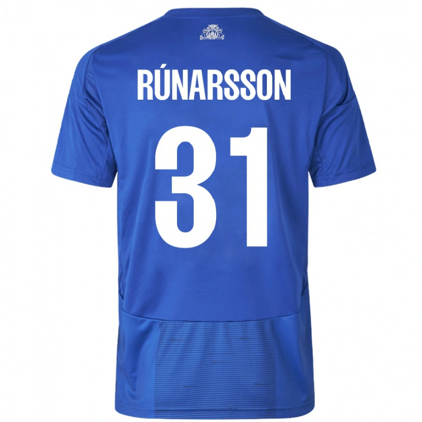 Danxen Niño Camiseta Rúnar Alex Rúnarsson #31 Blanco Azul 2ª Equipación 2024/25 La Camisa México