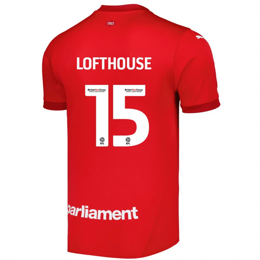 Danxen Hombre Camiseta Kyran Lofthouse #15 Rojo 1ª Equipación 2024/25 La Camisa México