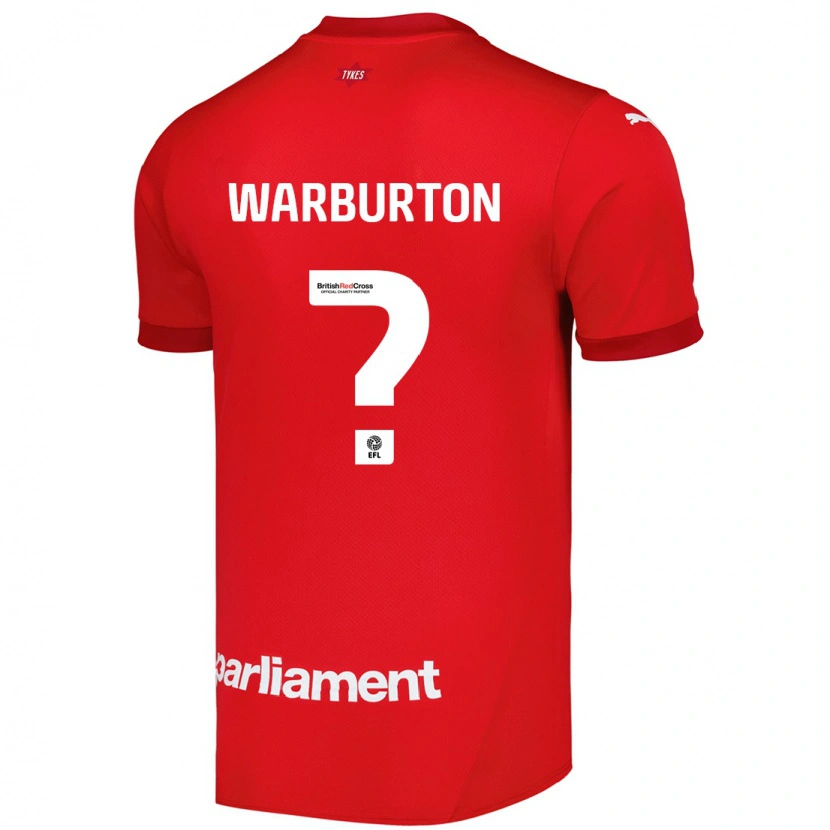 Danxen Hombre Camiseta Owen Warburton #0 Rojo 1ª Equipación 2024/25 La Camisa México