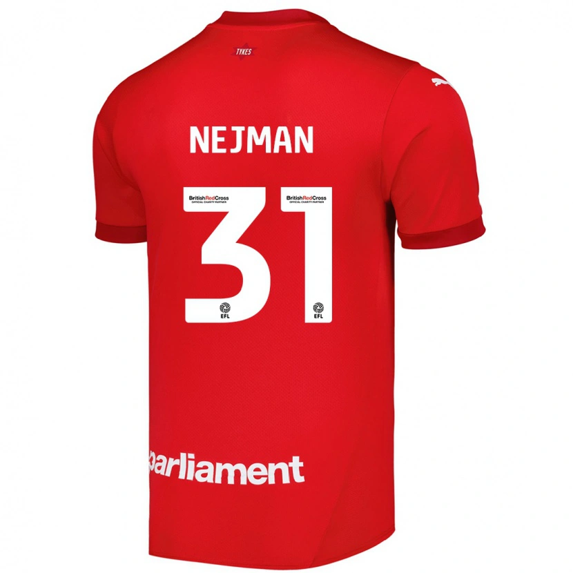 Danxen Hombre Camiseta Harrison Nejman #31 Rojo 1ª Equipación 2024/25 La Camisa México