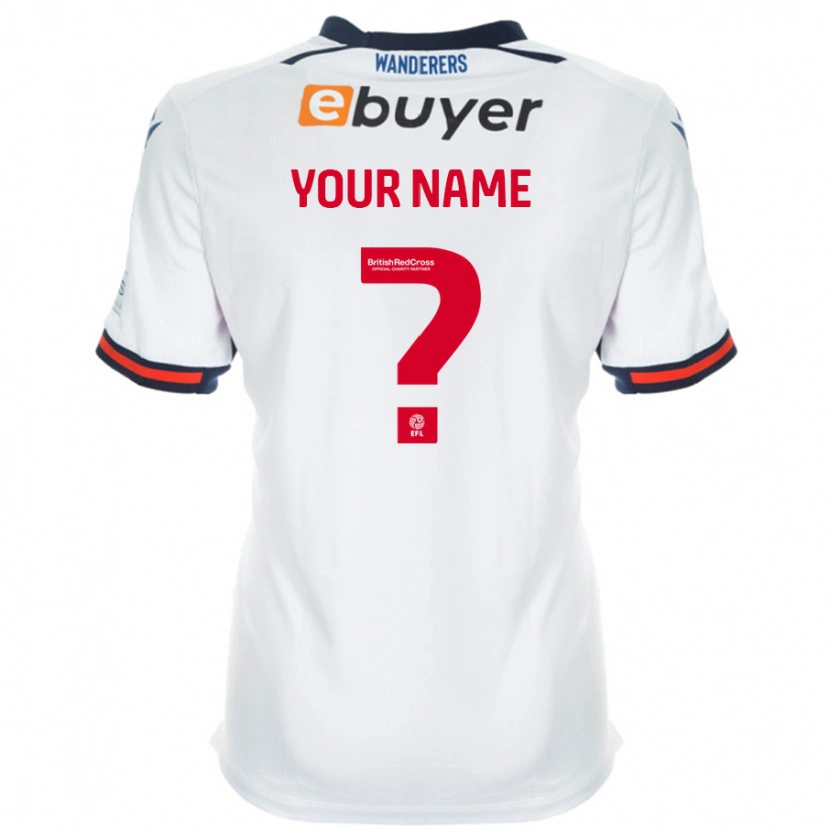 Danxen Hombre Camiseta Su Nombre #0 Blanco 1ª Equipación 2024/25 La Camisa México