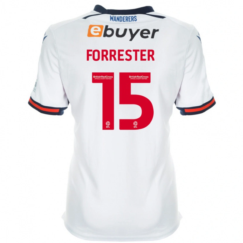 Danxen Hombre Camiseta Will Forrester #15 Blanco 1ª Equipación 2024/25 La Camisa México