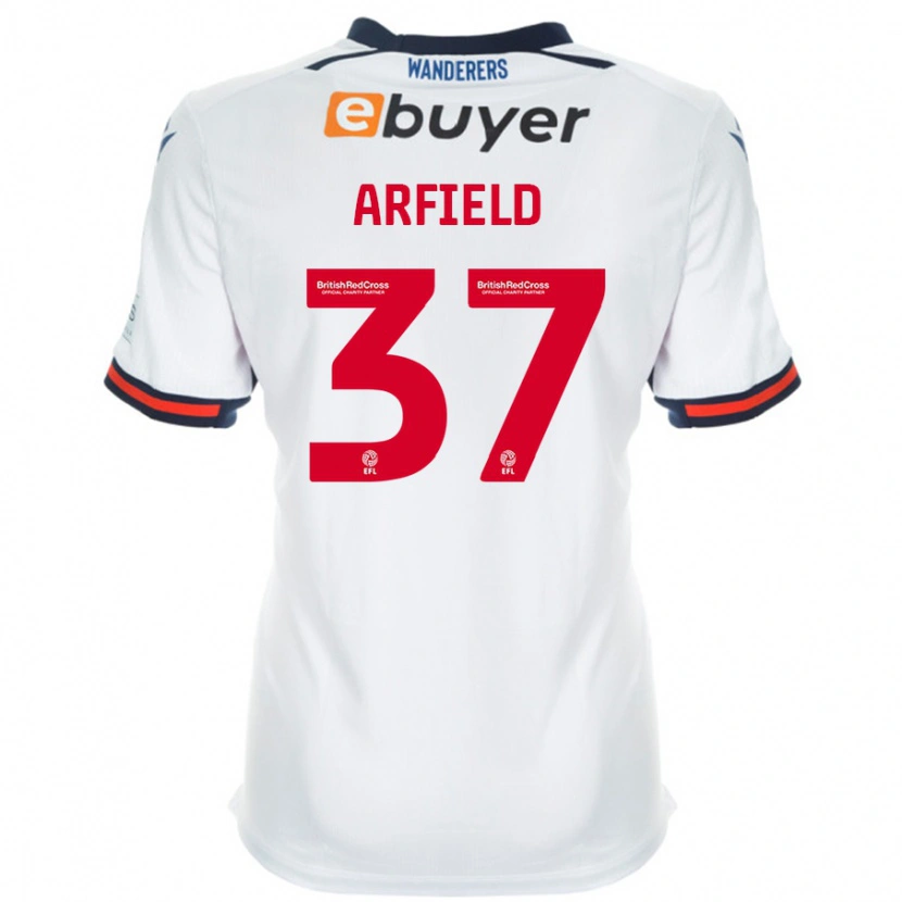 Danxen Hombre Camiseta Scott Arfield #37 Blanco 1ª Equipación 2024/25 La Camisa México