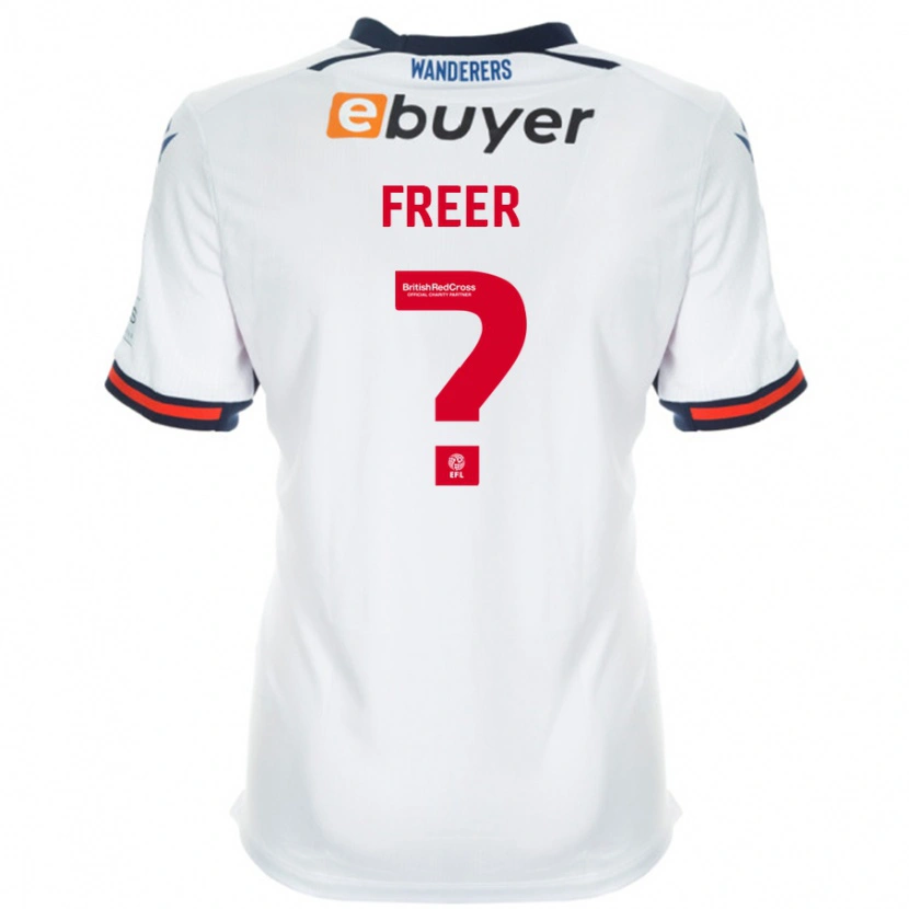 Danxen Hombre Camiseta Eleanor Freer #0 Blanco 1ª Equipación 2024/25 La Camisa México