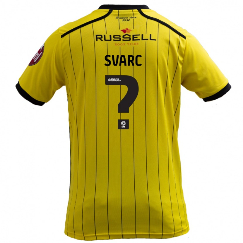 Danxen Hombre Camiseta Kia Svarc #0 Amarillo 1ª Equipación 2024/25 La Camisa México