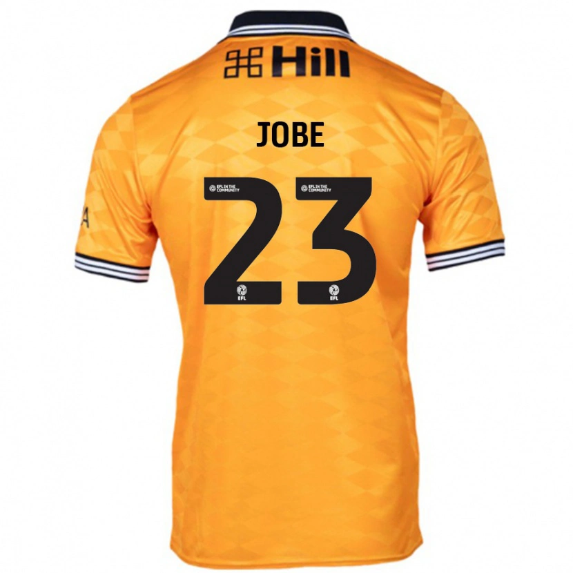 Danxen Hombre Camiseta Mamadou Jobe #23 Naranja 1ª Equipación 2024/25 La Camisa México