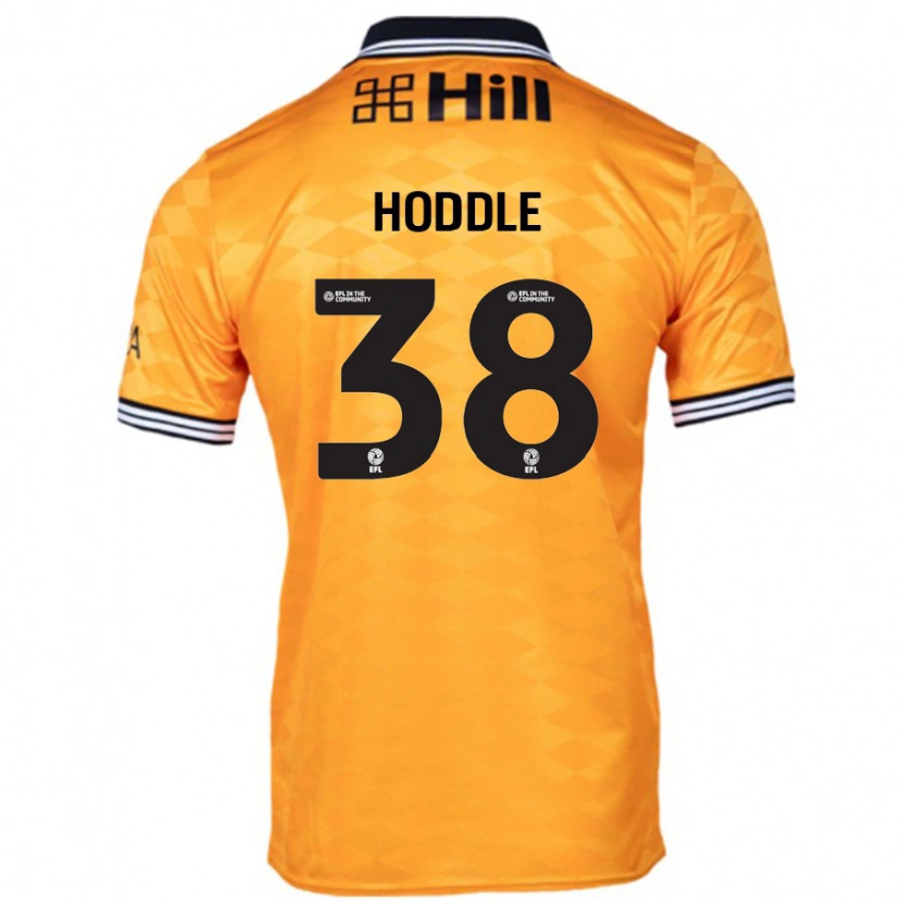 Danxen Hombre Camiseta George Hoddle #38 Naranja 1ª Equipación 2024/25 La Camisa México
