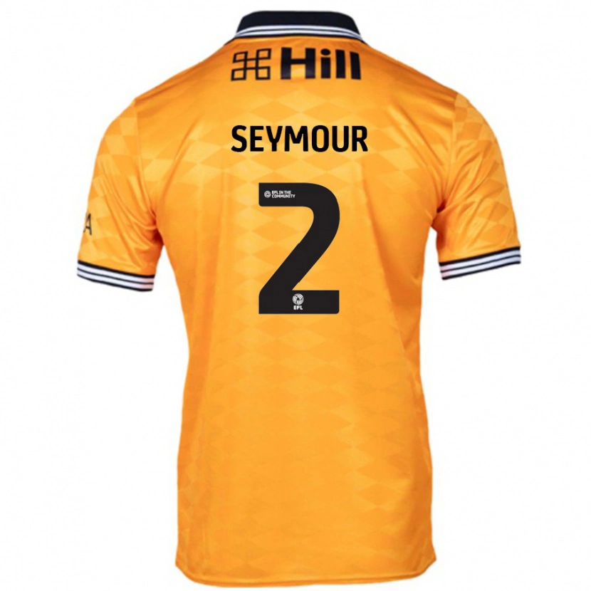 Danxen Hombre Camiseta Mayzee Seymour #2 Naranja 1ª Equipación 2024/25 La Camisa México
