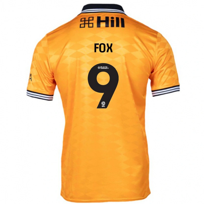 Danxen Hombre Camiseta Ruth Fox #9 Naranja 1ª Equipación 2024/25 La Camisa México