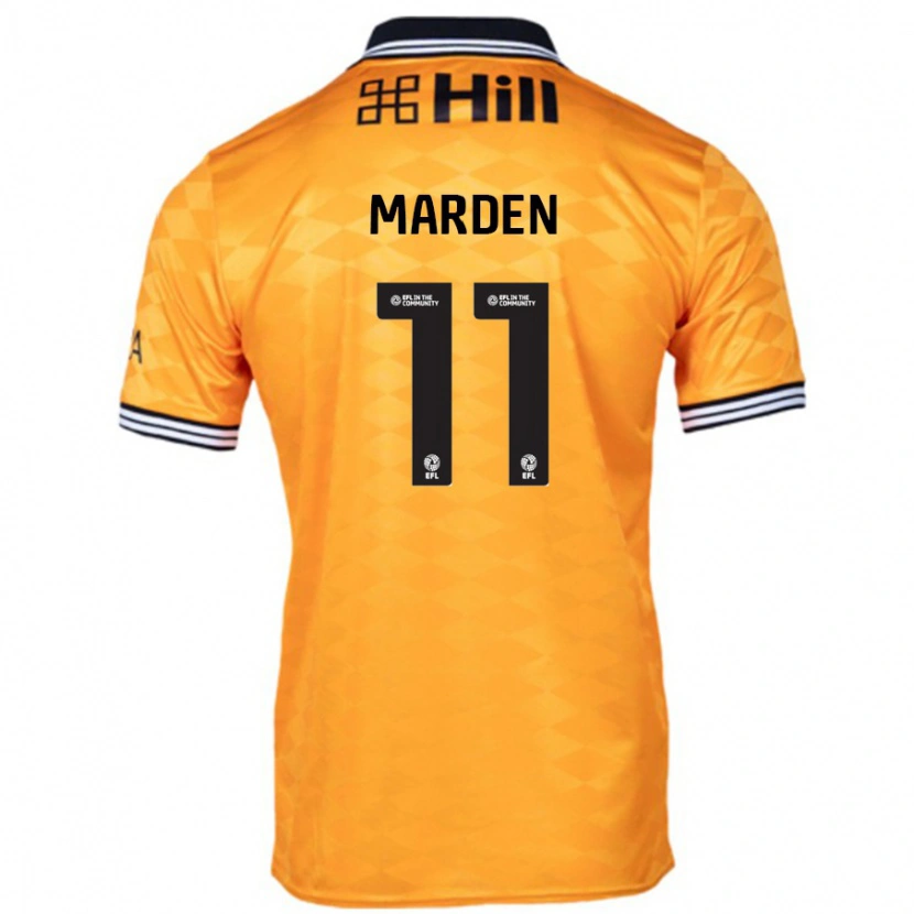 Danxen Hombre Camiseta Ella Marden #11 Naranja 1ª Equipación 2024/25 La Camisa México