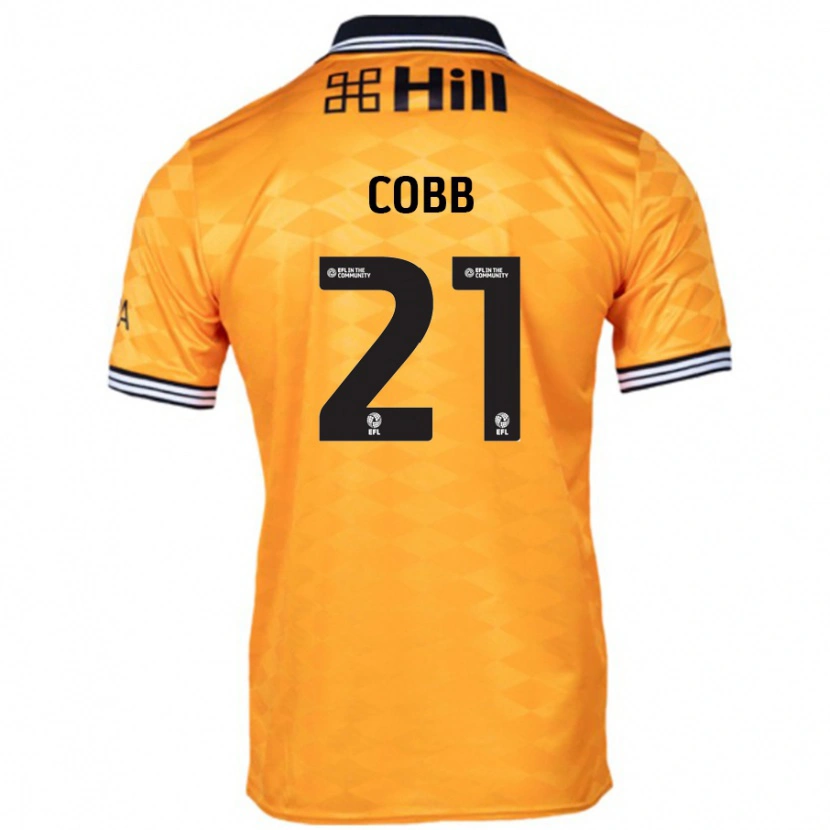 Danxen Hombre Camiseta Serena Cobb #21 Naranja 1ª Equipación 2024/25 La Camisa México