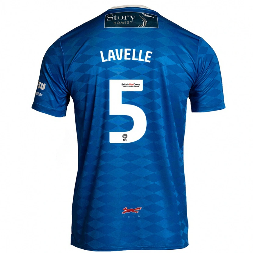 Danxen Hombre Camiseta Sam Lavelle #5 Azul 1ª Equipación 2024/25 La Camisa México