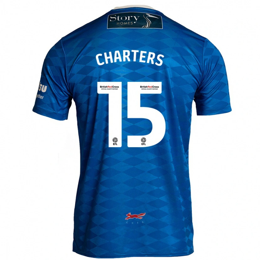Danxen Hombre Camiseta Taylor Charters #15 Azul 1ª Equipación 2024/25 La Camisa México