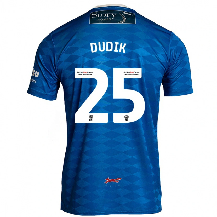 Danxen Hombre Camiseta Anton Dudik #25 Azul 1ª Equipación 2024/25 La Camisa México