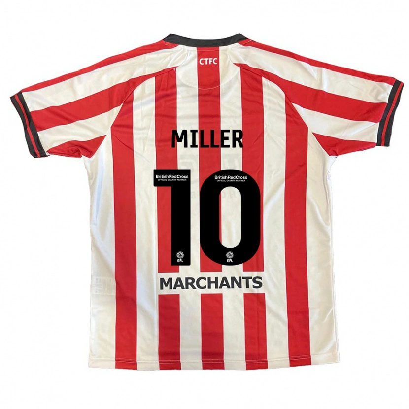 Danxen Hombre Camiseta George Miller #10 Rojo Blanco 1ª Equipación 2024/25 La Camisa México