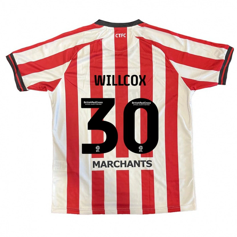 Danxen Hombre Camiseta Freddy Willcox #30 Rojo Blanco 1ª Equipación 2024/25 La Camisa México