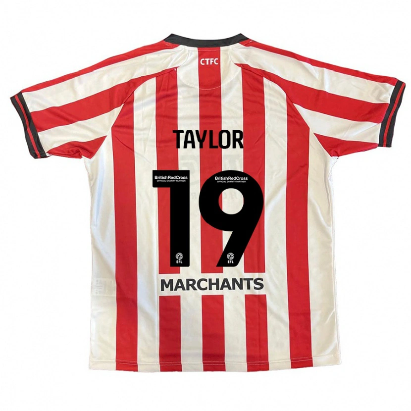 Danxen Hombre Camiseta Jessie Taylor #19 Rojo Blanco 1ª Equipación 2024/25 La Camisa México