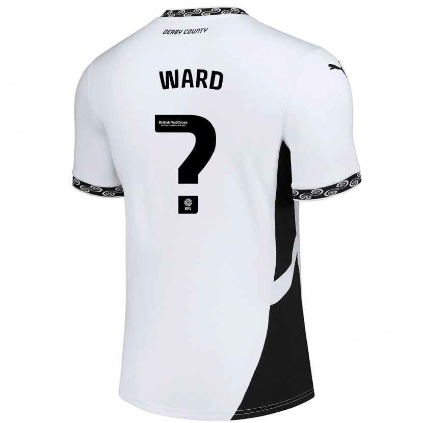 Danxen Hombre Camiseta James Ward #0 Blanco Negro 1ª Equipación 2024/25 La Camisa México