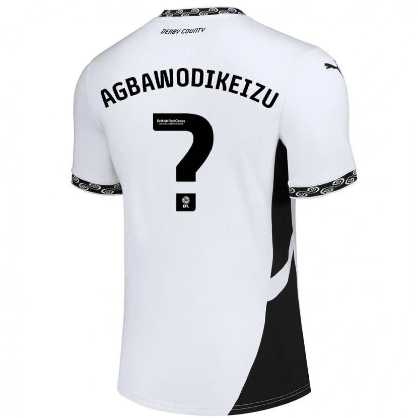 Danxen Hombre Camiseta Charles Ebuka Agbawodikeizu #0 Blanco Negro 1ª Equipación 2024/25 La Camisa México