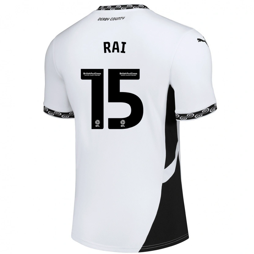 Danxen Hombre Camiseta Kira Rai #15 Blanco Negro 1ª Equipación 2024/25 La Camisa México