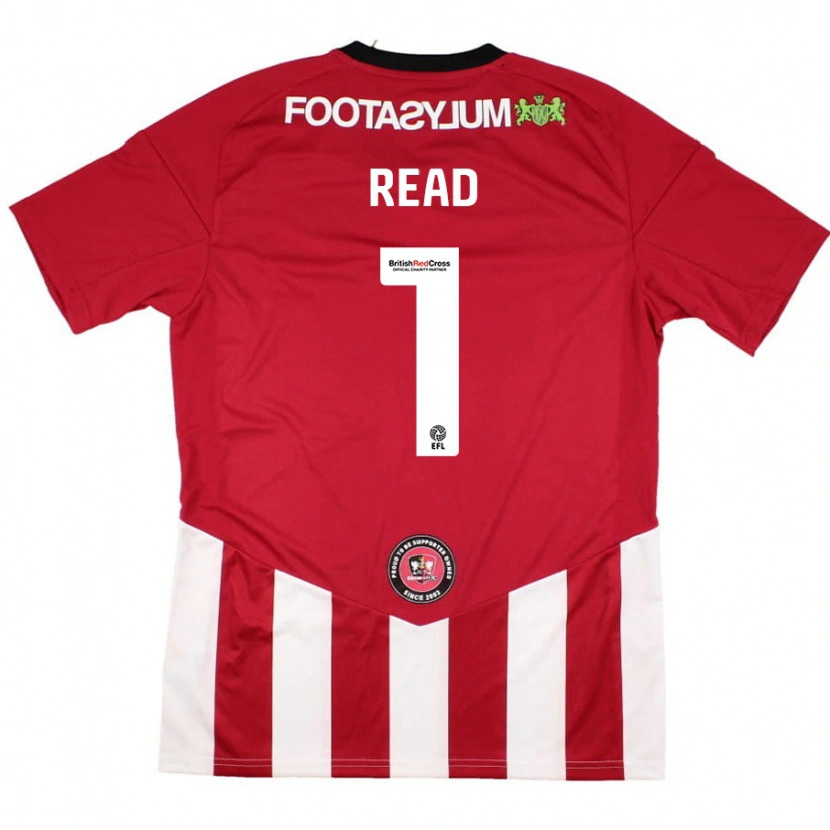 Danxen Hombre Camiseta Jasmine Read #1 Rojo Blanco 1ª Equipación 2024/25 La Camisa México