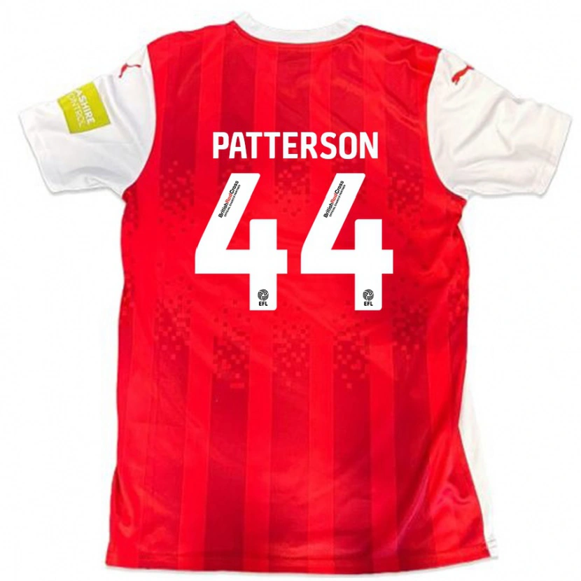 Danxen Hombre Camiseta Phoenix Patterson #44 Rojo Blanco 1ª Equipación 2024/25 La Camisa México