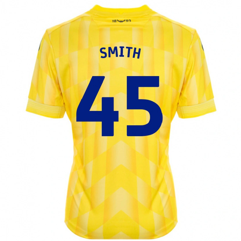 Danxen Hombre Camiseta Max Smith #45 Amarillo 1ª Equipación 2024/25 La Camisa México