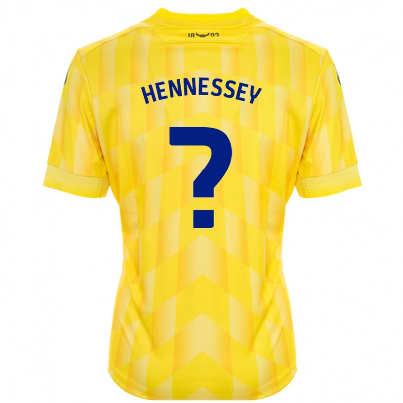 Danxen Hombre Camiseta Laura Hennessey #0 Amarillo 1ª Equipación 2024/25 La Camisa México