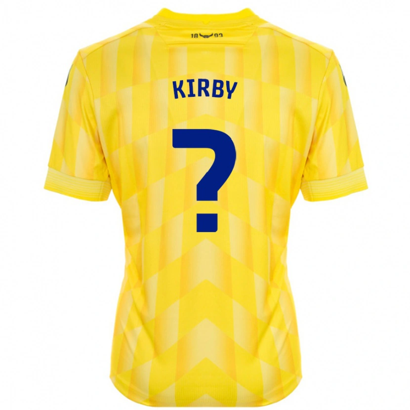 Danxen Hombre Camiseta Ellie Kirby #0 Amarillo 1ª Equipación 2024/25 La Camisa México