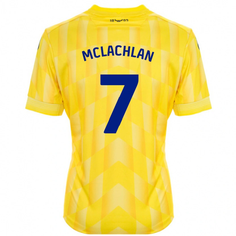 Danxen Hombre Camiseta Daisy Mclachlan #7 Amarillo 1ª Equipación 2024/25 La Camisa México