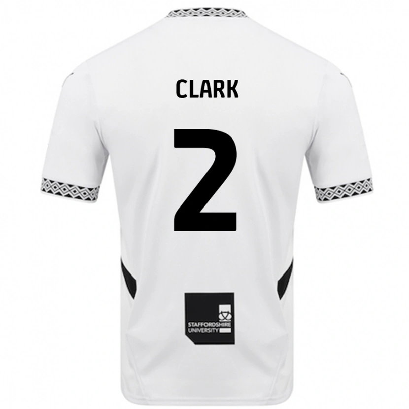 Danxen Hombre Camiseta Mitch Clark #2 Blanco 1ª Equipación 2024/25 La Camisa México