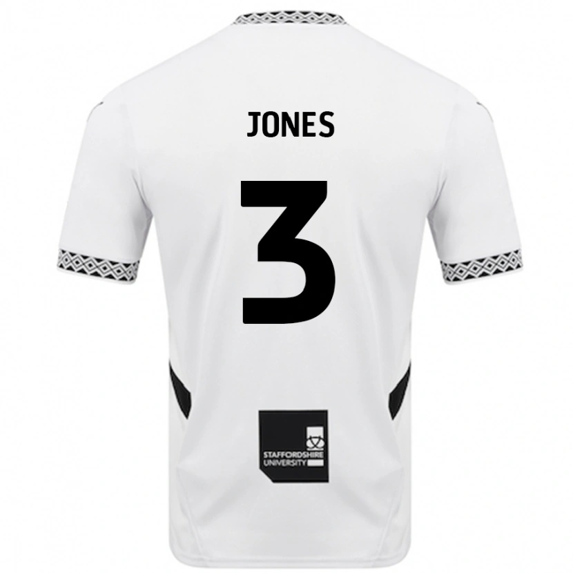 Danxen Hombre Camiseta Dan Jones #3 Blanco 1ª Equipación 2024/25 La Camisa México