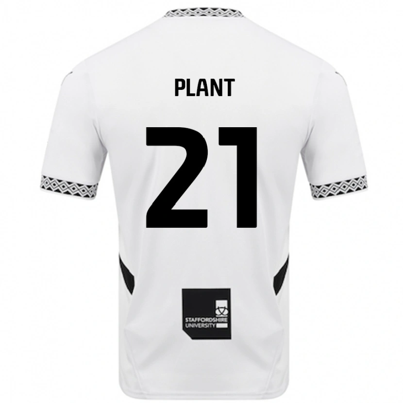 Danxen Hombre Camiseta James Plant #21 Blanco 1ª Equipación 2024/25 La Camisa México
