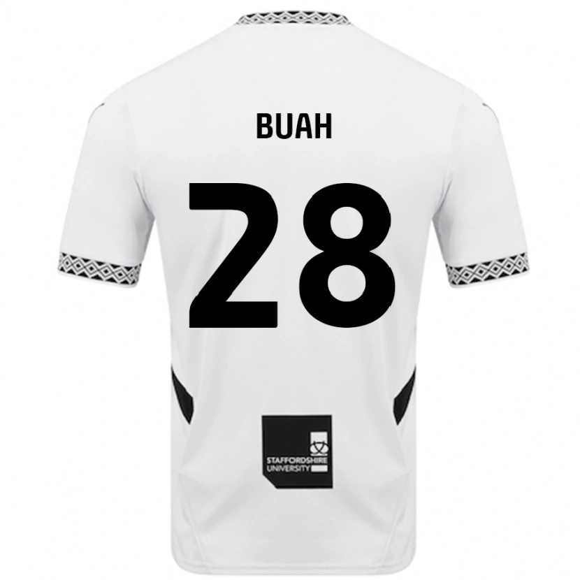 Danxen Hombre Camiseta Andrew Buah #28 Blanco 1ª Equipación 2024/25 La Camisa México