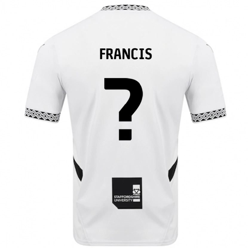 Danxen Hombre Camiseta Louis Francis #0 Blanco 1ª Equipación 2024/25 La Camisa México