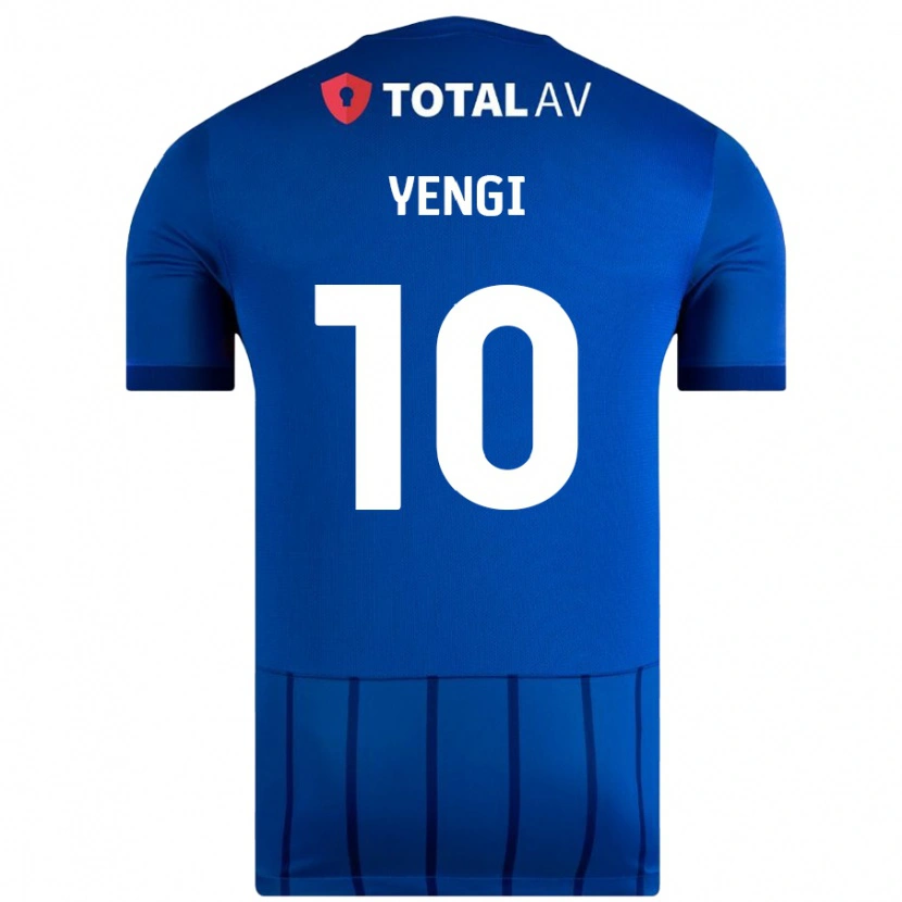 Danxen Hombre Camiseta Kusini Yengi #10 Azul 1ª Equipación 2024/25 La Camisa México