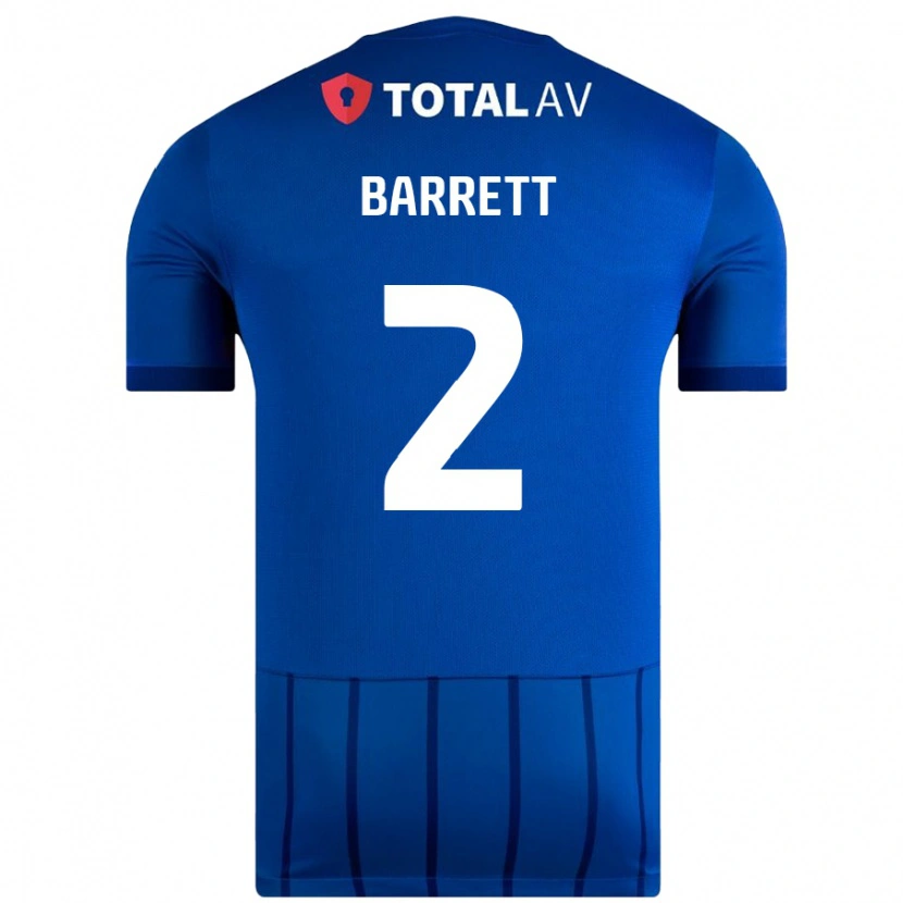 Danxen Hombre Camiseta Nicole Barrett #2 Azul 1ª Equipación 2024/25 La Camisa México