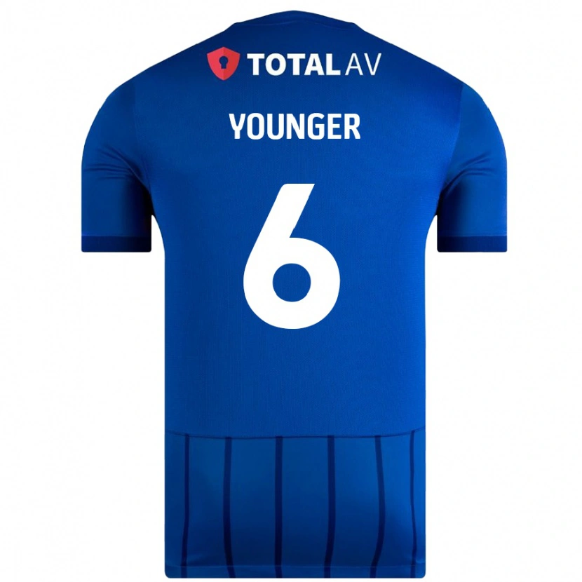 Danxen Hombre Camiseta Jazz Younger #6 Azul 1ª Equipación 2024/25 La Camisa México
