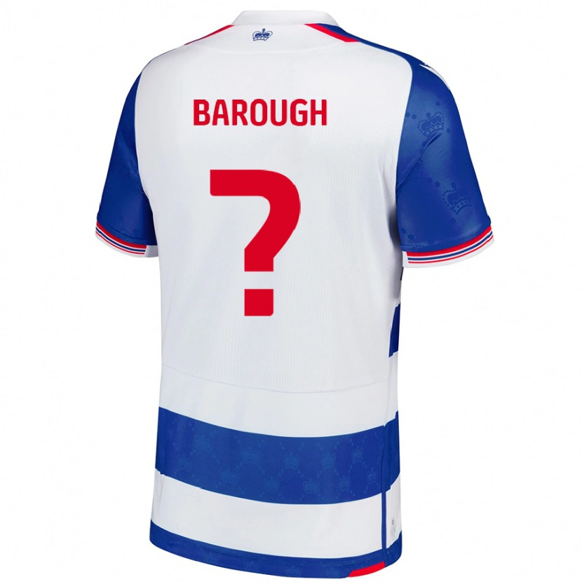 Danxen Hombre Camiseta Joe Barough #0 Azul Blanco 1ª Equipación 2024/25 La Camisa México