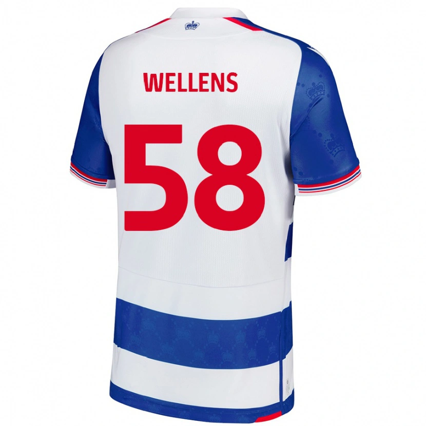 Danxen Hombre Camiseta Charlie Wellens #58 Azul Blanco 1ª Equipación 2024/25 La Camisa México