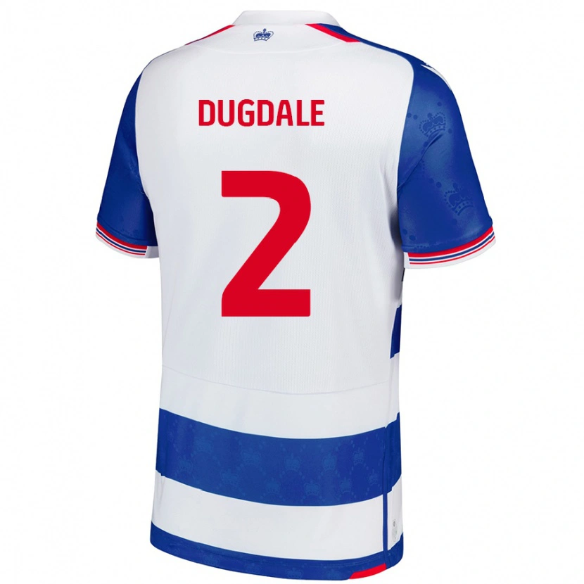 Danxen Hombre Camiseta Rachel Dugdale #2 Azul Blanco 1ª Equipación 2024/25 La Camisa México