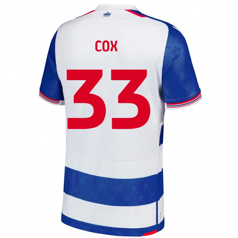 Danxen Hombre Camiseta Bella Cox #33 Azul Blanco 1ª Equipación 2024/25 La Camisa México