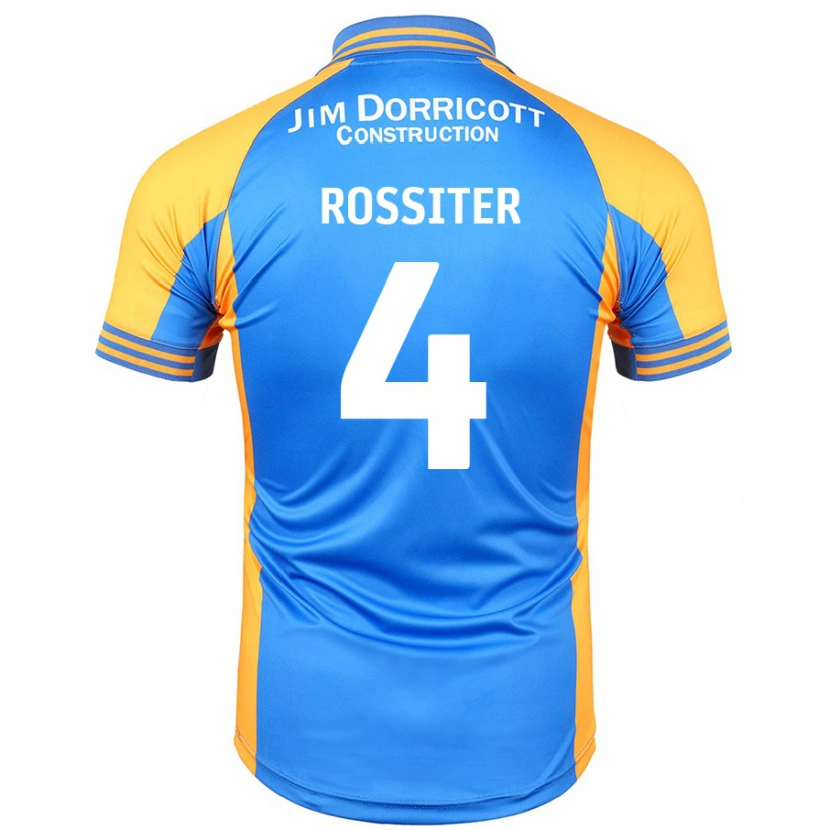Danxen Hombre Camiseta Jordan Rossiter #4 Azul Ámbar 1ª Equipación 2024/25 La Camisa México