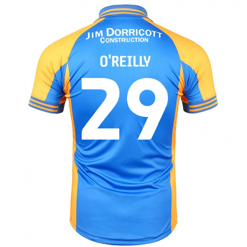Danxen Hombre Camiseta Tommi O'reilly #29 Azul Ámbar 1ª Equipación 2024/25 La Camisa México