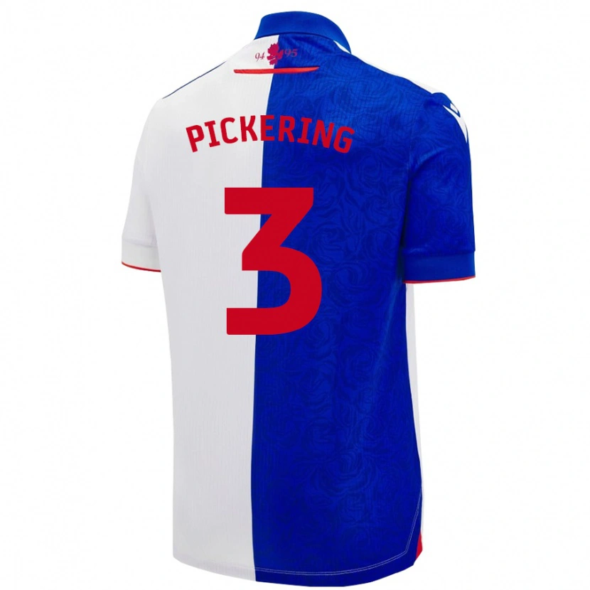 Danxen Hombre Camiseta Harry Pickering #3 Azul Cielo Blanco 1ª Equipación 2024/25 La Camisa México