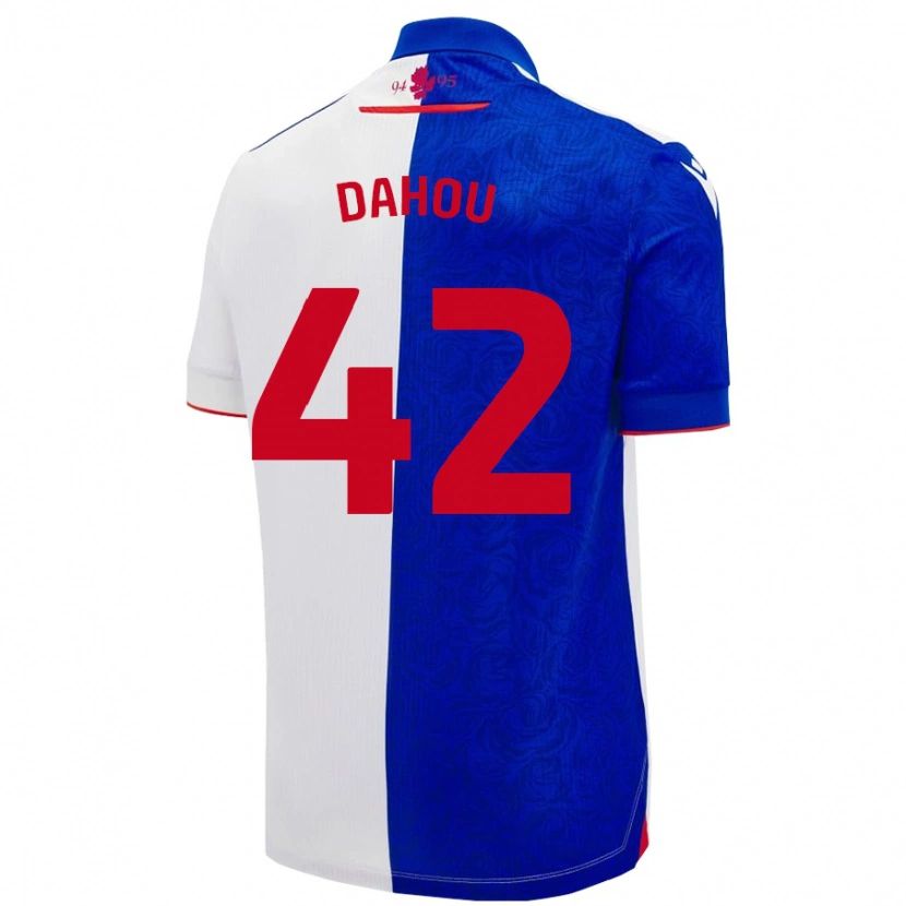 Danxen Hombre Camiseta Jemima Dahou #42 Azul Cielo Blanco 1ª Equipación 2024/25 La Camisa México