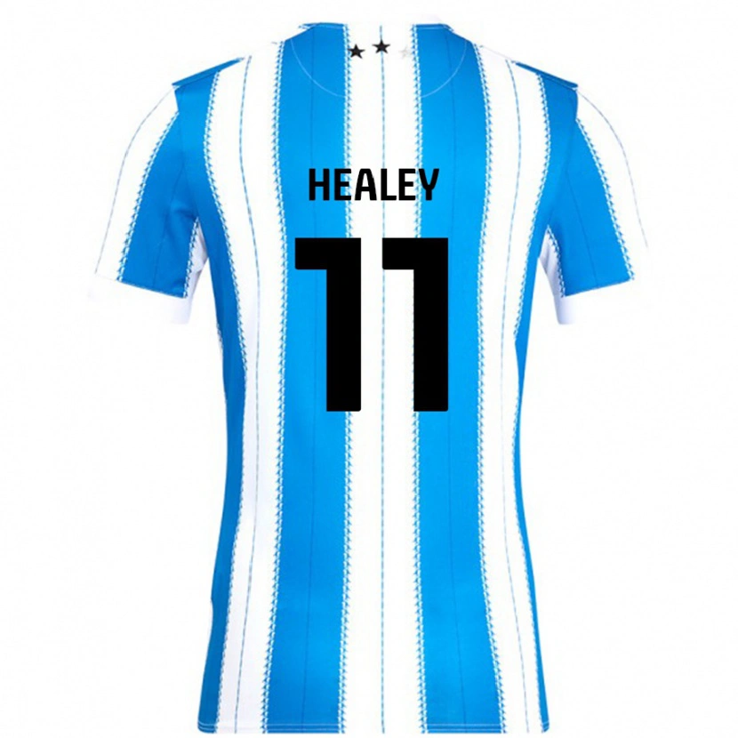 Danxen Hombre Camiseta Rhys Healey #11 Azul Blanco 1ª Equipación 2024/25 La Camisa México