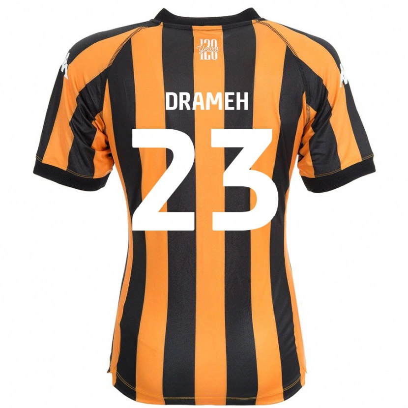 Danxen Hombre Camiseta Cody Drameh #23 Negro Ámbar 1ª Equipación 2024/25 La Camisa México