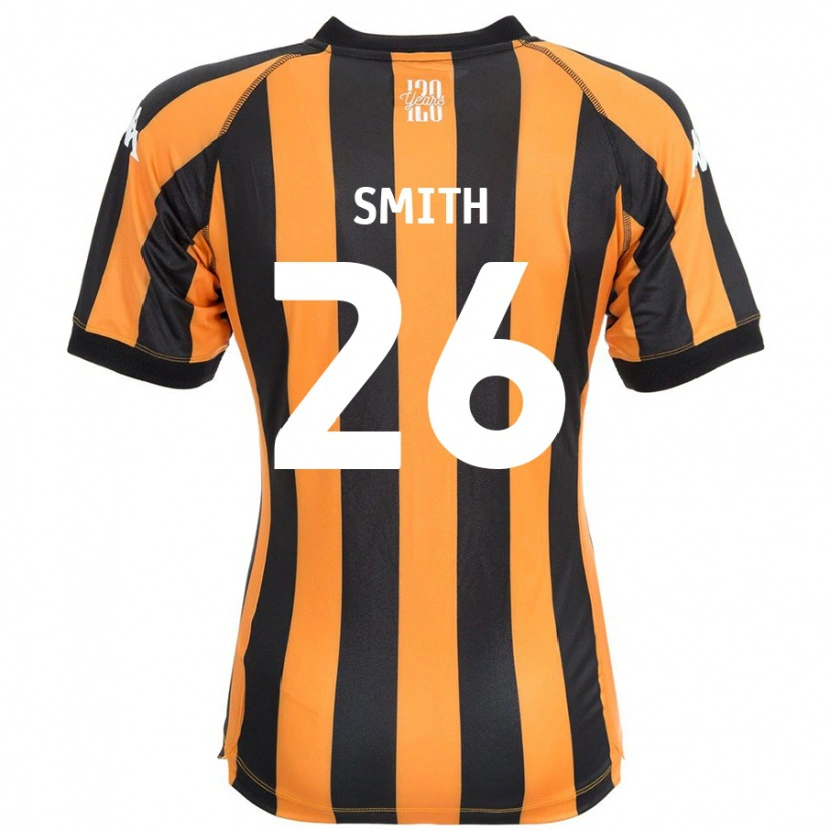 Danxen Hombre Camiseta Andy Smith #26 Negro Ámbar 1ª Equipación 2024/25 La Camisa México